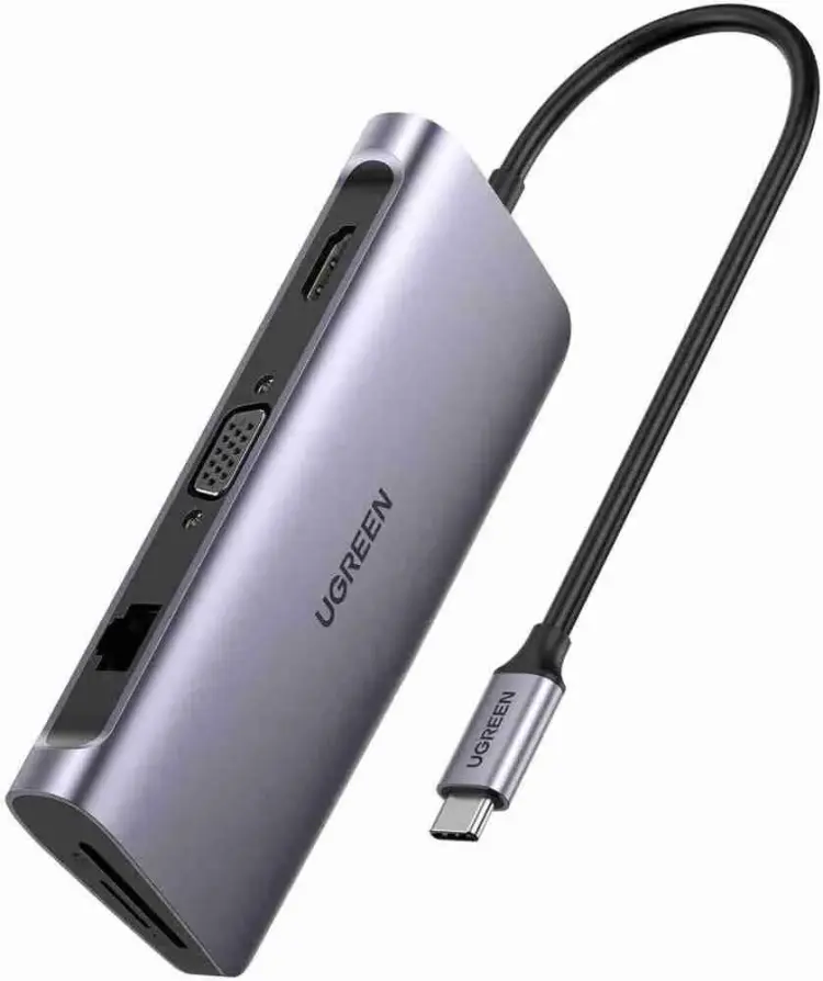 Ugreen 9-in-1 USB-C Multifunction Adapter - CM498 (UG- 15600)